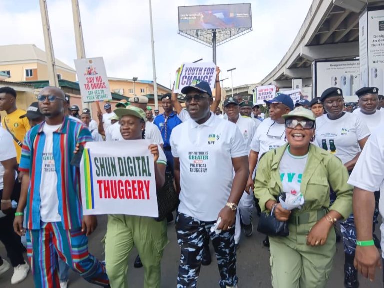 CP Tijani Leads Peace Walk To Advise Young People To Avoid Cult Groups, Thuggery, Election Violence