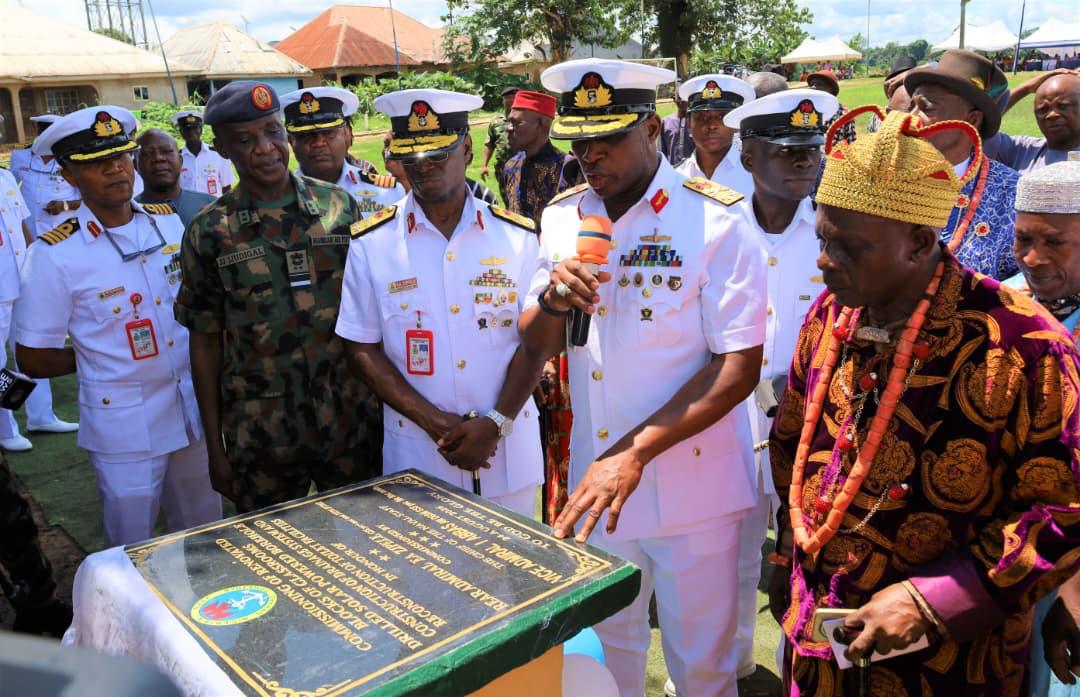NAVY RENOVATES COMMUNITY PRIMARY SCHOOL, DONATES SOLAR-POWERED BOREHOLE, TOILET FACILITIES IN BAYELSA