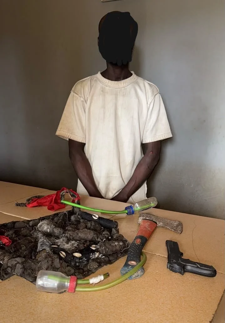  Lagos: Police arrest suspected cultist, recover pistol, axe, others in Ikorodu