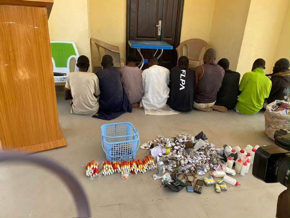 Army arrests nine suspected drug dealers, hands over illicit drugs to NDLEA in Yobe